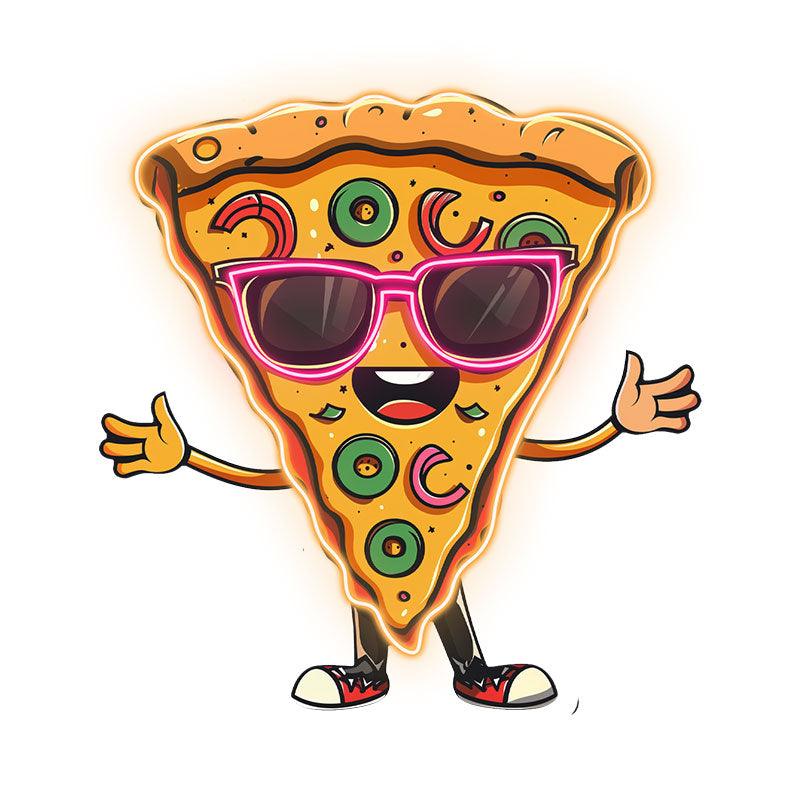 Funny Pizza Lights - Smiley Face in LED neon sign product image