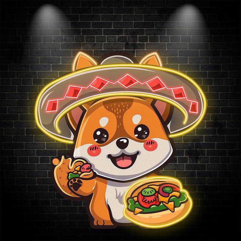 Cute Puppy Lights - Head with Swimming LED neon sign by NeonCS