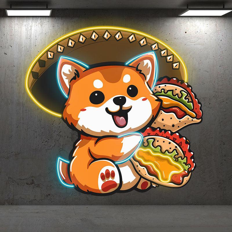 Cute Little Corky Lights - Double LED neon sign product image