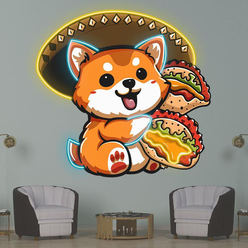 Cute Little Corky Lights - Double LED neon sign product image