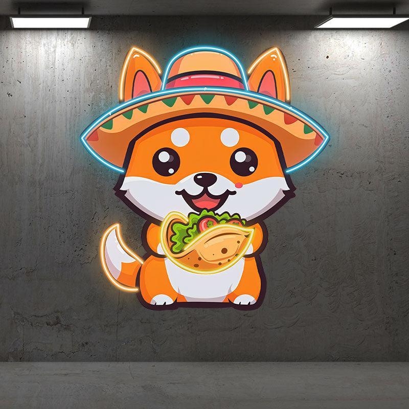 Cute Little Corky Lights - Take a Big LED neon sign product image