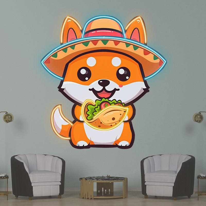 Cute Little Corky Lights - Take a Big LED neon sign product image