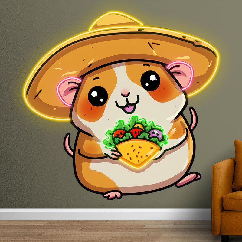 Cute Little Mouse Lights - with Big LED neon sign product image