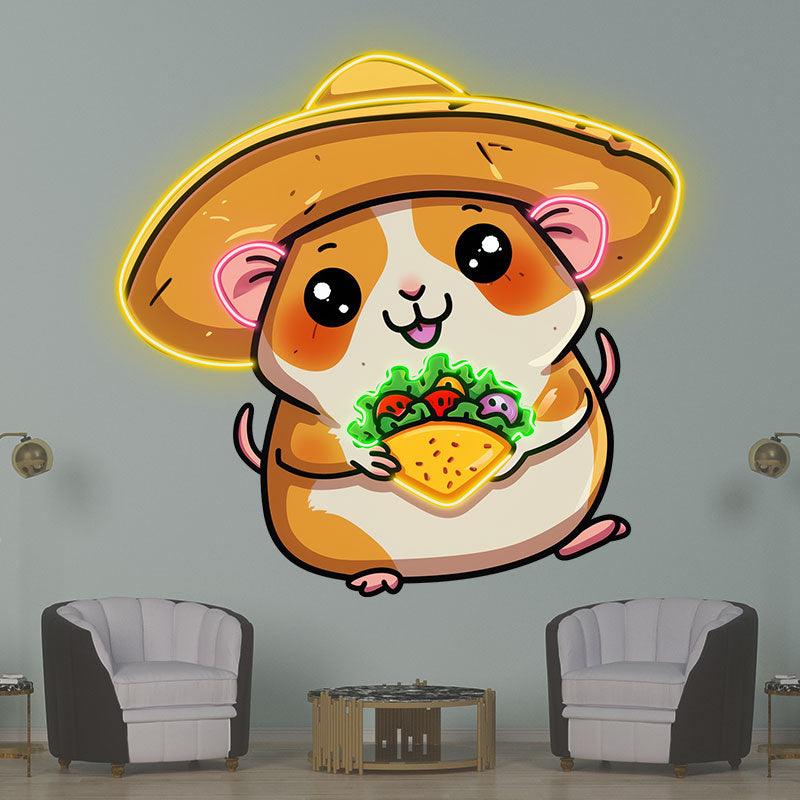 Cute Little Mouse Lights - with Big LED neon sign product image