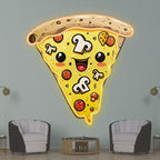 Creamy Chocolate Pizza - Smiley Face LED neon sign product image