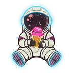 Spaceman Lights - Sitting Hand Holding LED neon sign product image