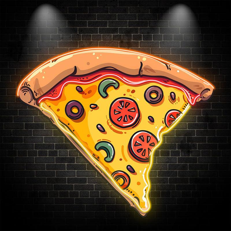 Vegetable Cream Pizza Lights LED neon sign by NeonCS