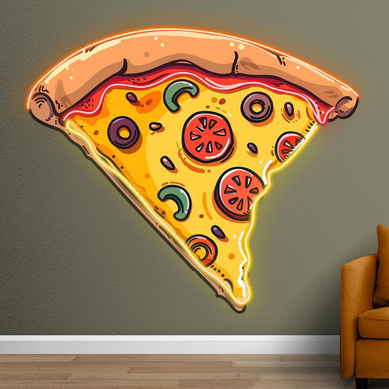 Vegetable Cream Pizza Lights LED neon sign product image