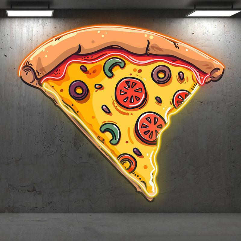 Vegetable Cream Pizza Lights LED neon sign product image