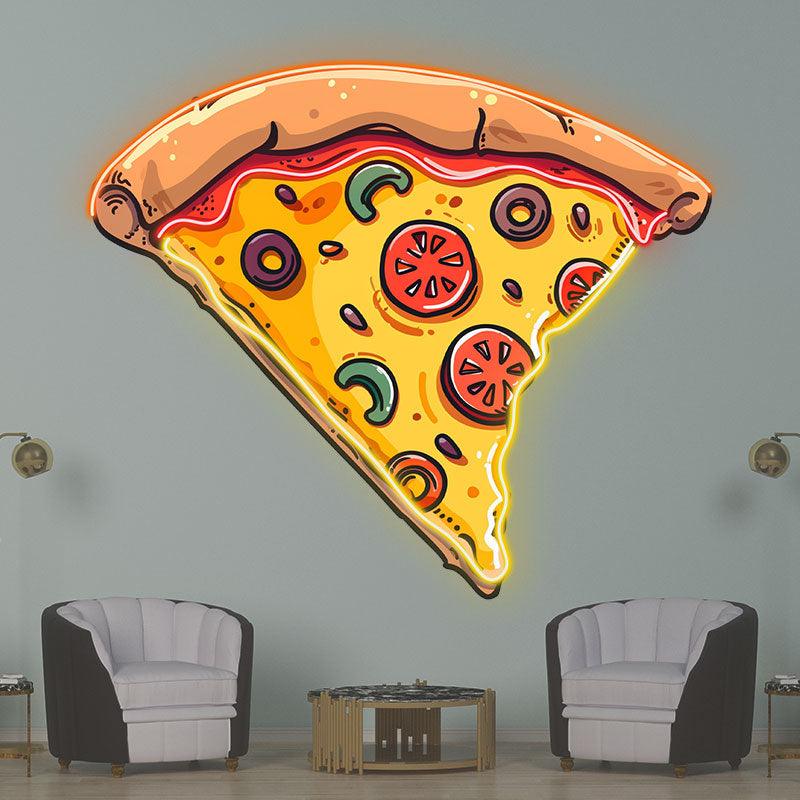 Vegetable Cream Pizza Lights LED neon sign product image