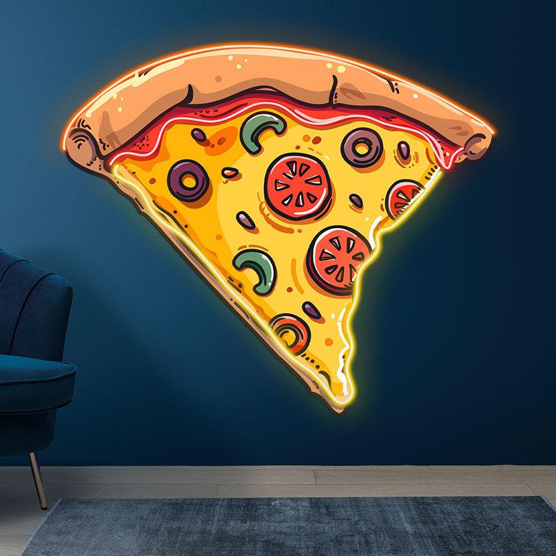 Vegetable Cream Pizza Lights LED neon sign product image