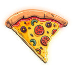 Vegetable Cream Pizza Lights LED neon sign product image