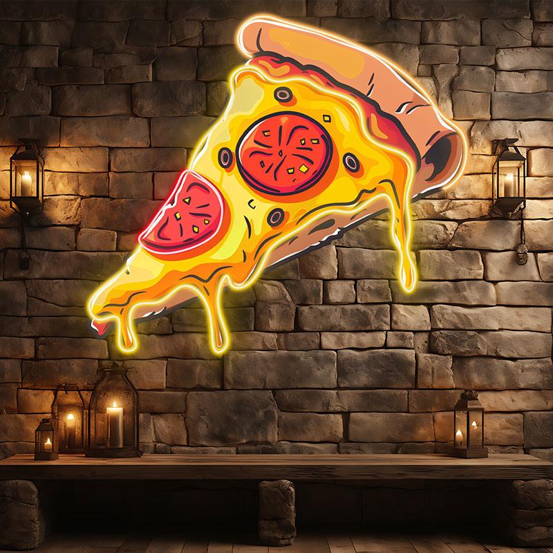 Tomato Cream Pizza Lights - Creative LED neon sign product image