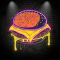 Sandwich Steak Big Burger Lights LED neon sign by NeonCS