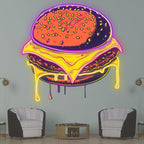 Sandwich Steak Big Burger Lights LED neon sign product image