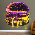Sandwich Steak Vegetable Big Burger LED neon sign product image