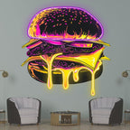 Sandwich Steak Vegetable Big Burger LED neon sign product image