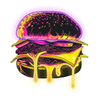 Sandwich Steak Vegetable Big Burger LED neon sign product image