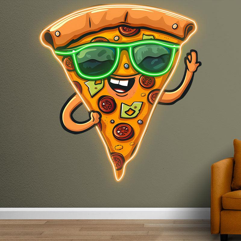 Funny Pizza Light - Sunglasses Smile LED neon sign product image
