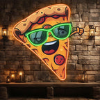 Funny Pizza Light - Sunglasses Smile LED neon sign product image