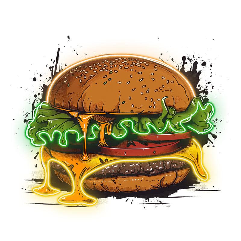 Golden Burger Lights - Juicy LED neon sign product image