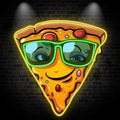 Smile Pizza Lights - Wear Green LED neon sign by NeonCS