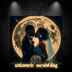 Romantic Wedding Bride and Groom LED neon sign by NeonCS