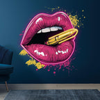 Red Lips Lights - Contains Bullet LED neon sign product image