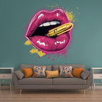 Red Lips Lights - Contains Bullet LED neon sign product image