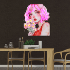 European and American Cartoon Beauties LED neon sign product image