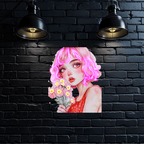 European and American Cartoon Beauties LED neon sign product image