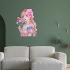 Pretty Girl Anime Lights Redhead Pink LED neon sign product image