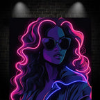 Diablo Style Fashion Girl Light LED neon sign by NeonCS