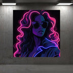 Diablo Style Fashion Girl Light LED neon sign product image