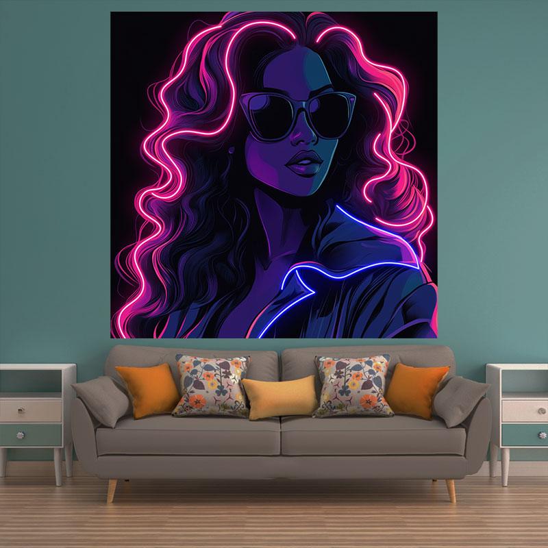Diablo Style Fashion Girl Light LED neon sign product image