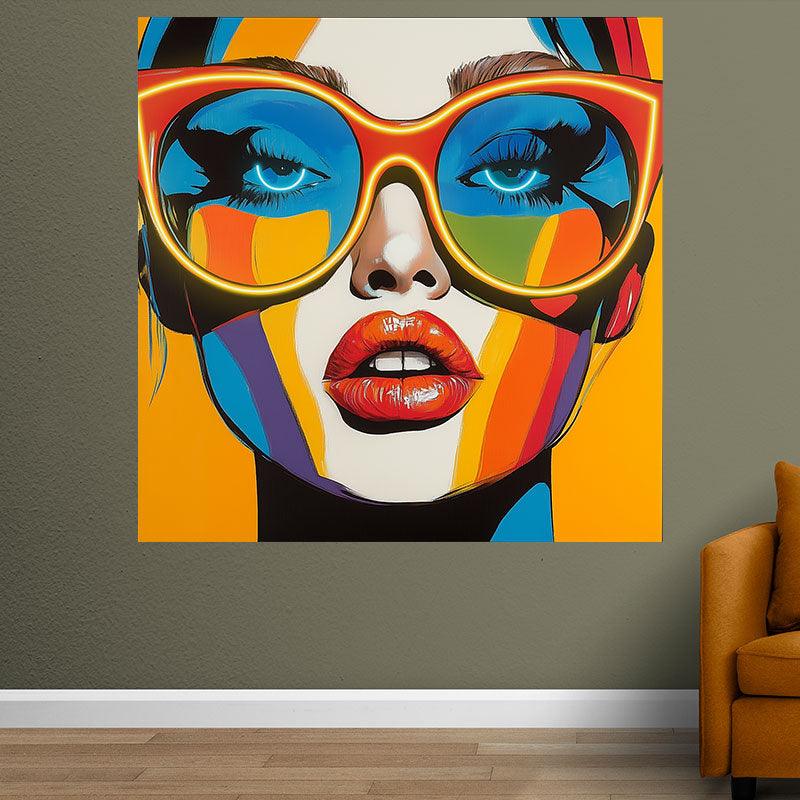 Yellow Oil Painting Style Beauty LED neon sign product image