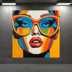 Yellow Oil Painting Style Beauty LED neon sign product image