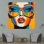 Yellow Oil Painting Style Beauty LED neon sign product image