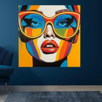 Yellow Oil Painting Style Beauty LED neon sign product image