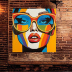 Yellow Oil Painting Style Beauty LED neon sign product image