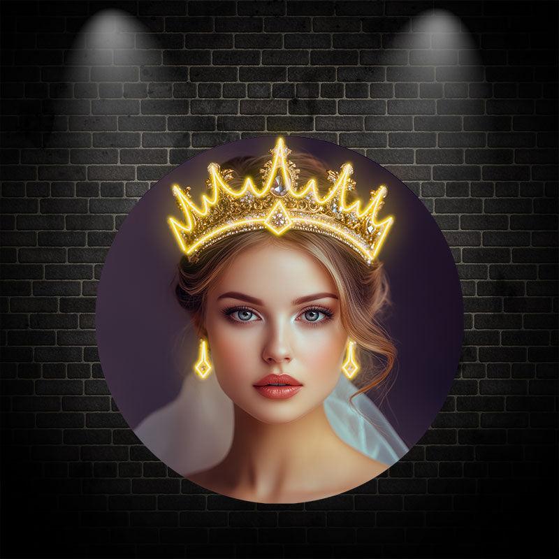 European and American Beauty Golden LED neon sign by NeonCS