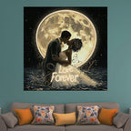 Romantic Bride and Groom Kissing LED neon sign product image