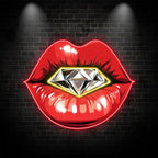 Glamorous Red Lips - Stunning Lip LED neon sign by NeonCS