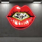 Glamorous Red Lips - Stunning Lip LED neon sign product image