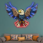 American Flag Eagle Spread Wings Decor LED neon sign product image