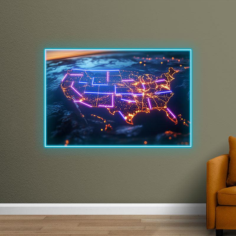 Creative Landscape Painting Neon LED LED neon sign product image