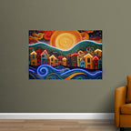 Creative Landscape Painting Neon LED LED neon sign product image