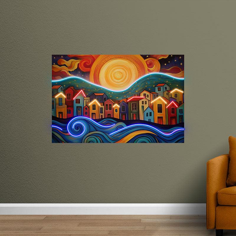 Creative Landscape Painting Neon LED LED neon sign product image