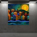 Creative Landscape Painting Neon LED LED neon sign product image