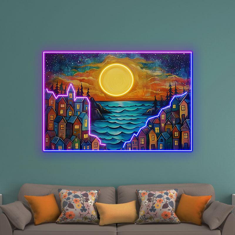 Creative Landscape Painting Neon LED LED neon sign product image